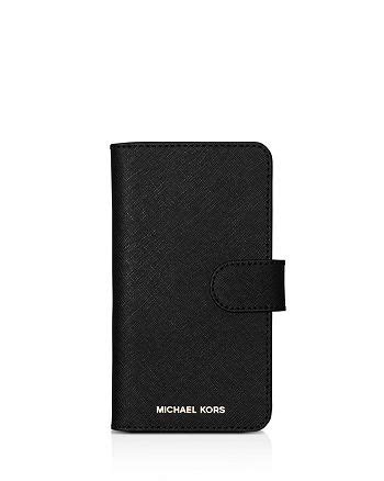 michael michael kors folio leather iphone x phone case|Original Michael Kors Saffiano Leather Folio Case For Iphone .